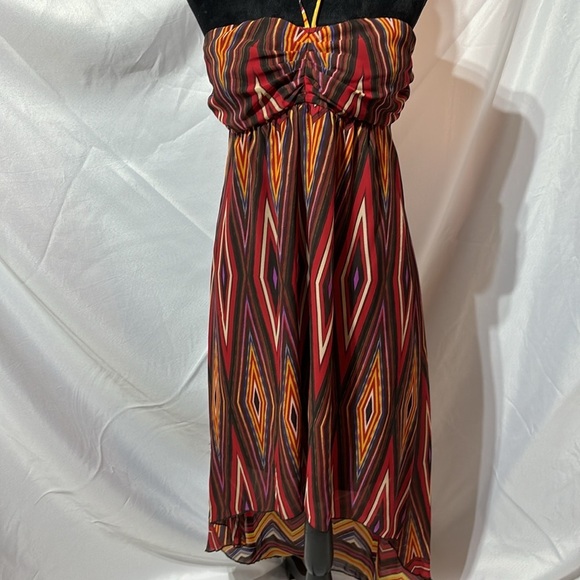 BOGO Valerie Bertinelli Bandeau High Low Dress Size 8 - Picture 1 of 7